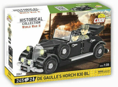 COBI 2261 Auto HORCH 830 De Gaulle Teile 245 Figur 2 HISTORICAL COLLECTION