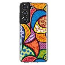 Mundaze Case for Samsung Galaxy S22 Cover Abstract Citrus Pattern