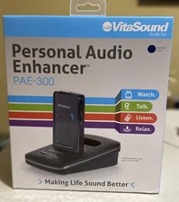 VitaSound Personal Audio Enhancer Vita Sound PAE-300 color Blue New