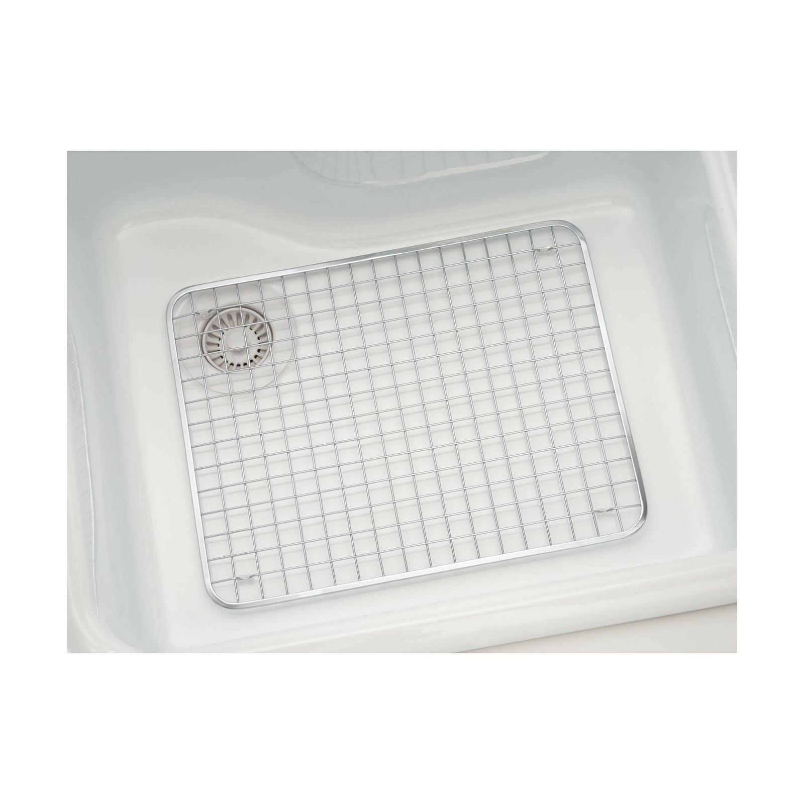 Gia Metal Sink Grid NonSkid Sink Protector Durable Polished Stainless