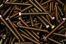 (30) Full Thread Grade 8 Hex Head Tap Bolts 1/2-13 x 4 Coarse Yellow Zinc Plated