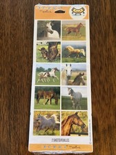 Hallmark REALISTIC HORSES Stickers 2 Sheets Sealed Package