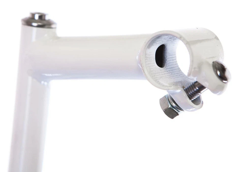 22.2mm Quill Bike / Bicycle Handlebar Stem 100mm Reach 25.4mm Center - White - Image 2 of 4