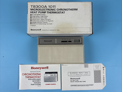 Vintage Honeywell Chronotherm Programmable Thermostat T8300A 1011 - New! NOS!