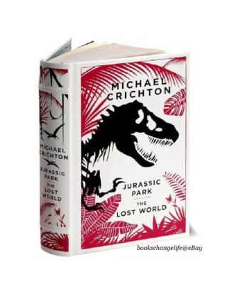 JURASSIC PARK/THE LOST WORLD Michael Crichton ~Leather Bound ~BRAND NEW ~SEALED~
