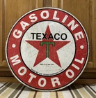Texaco Gasoline Motor Oil Metal Gas Oil Pump Fire Chief Vintage Style Wall Decor