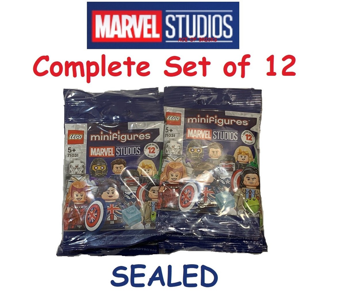 LEGO MARVEL STUDIOS Collectible Minifigures 71031 - Complete Set