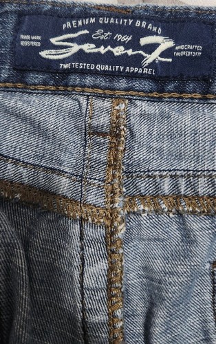 Seven 7 Jeans Straight Men Size 36 x 32 100% Cotton Pre-owned - Picture 11 of 12