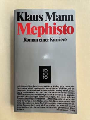 Buch Taschenbuch Klaus Mann Mephisto Roman Karriere