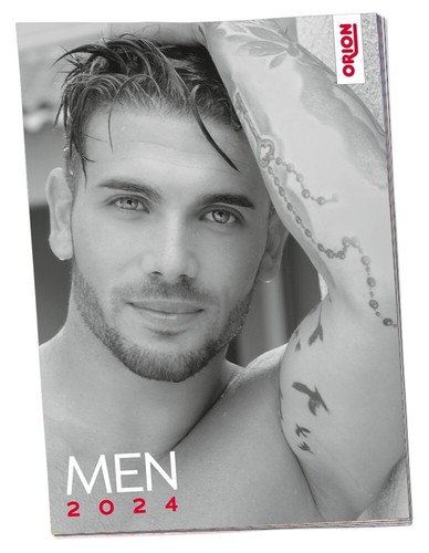 ORION Wandkalender Pin-Up Men 2024 - sexy Erotikkalender für Frauen 