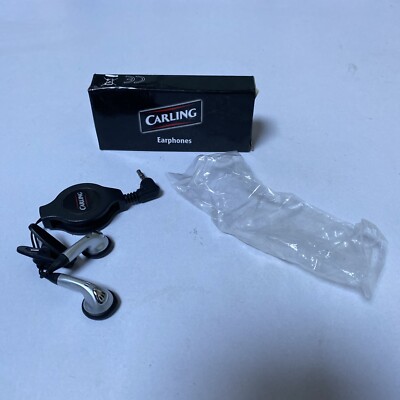 Bier Sammlerstück!! BRANDNEUE CARLING Kopfhörer Markenware Selten BB1C