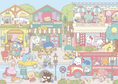 Beverly 600piece jigsaw puzzle Sanrio Characters Happy My Town