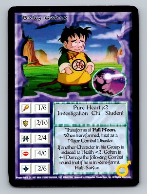 Dragonball Z Ani-Mayhem Baby Gohan Common Lightly Played