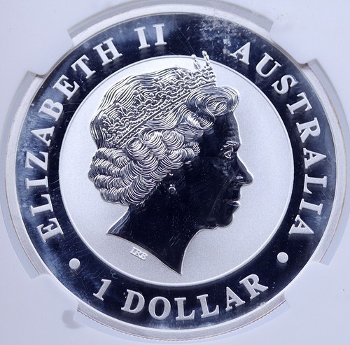 2011 AUSTRALIA Queen Elizabeth II KOALAS Silver OZ Dollar Coin NGC i118664 - Picture 4 of 4