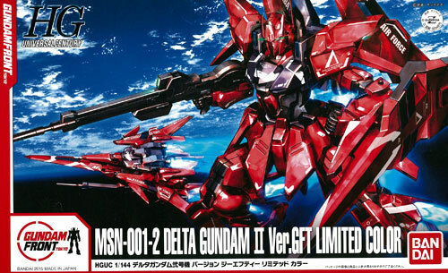 ロボット BANDAI MSN-001-2 DELTA GUNDAM II VerGFT Bandai HGUC 1/144 MSN-001-2 Delta Gundam Unit 2 Ver.GFT