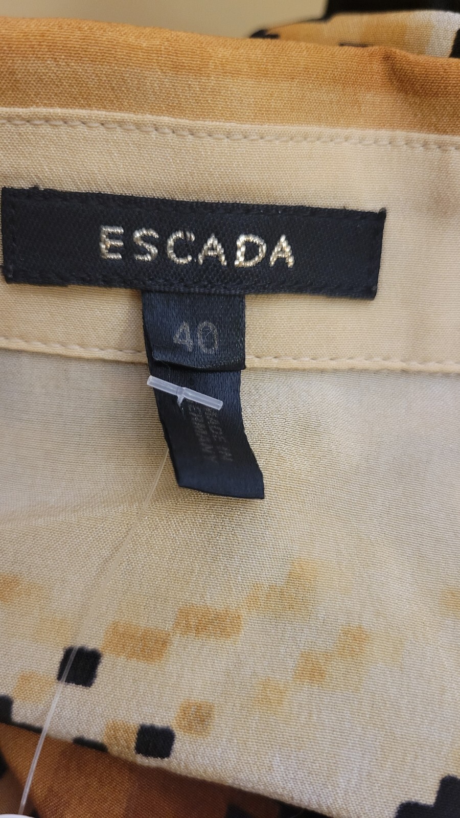 Escada Multi-Colored "Tiger" Blouse Size 40/US 8 - image 10