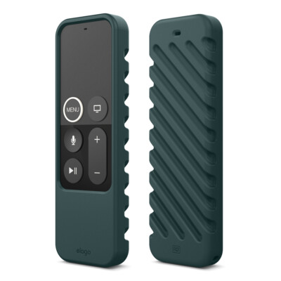 Apple TV Remote Case - elago  R3 Protective Case for 4K / 4th Gen[MidnightGreen]