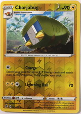 POKEMON CHARJABUG 065/192 REBEL CLASH UNCOMMON REVERSE HOLO NEAR MINT