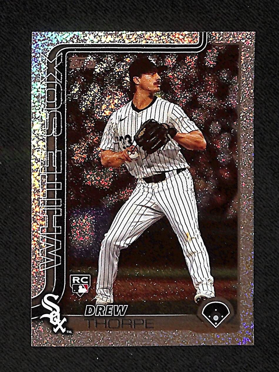 2025 Topps Series 1 Drew Thorpe Sandglitter RC Chicago White Sox #320
