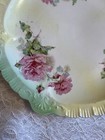 Vintage SEVRES Green  Yellow Roses Decorative Plate 10.75" — photo 5