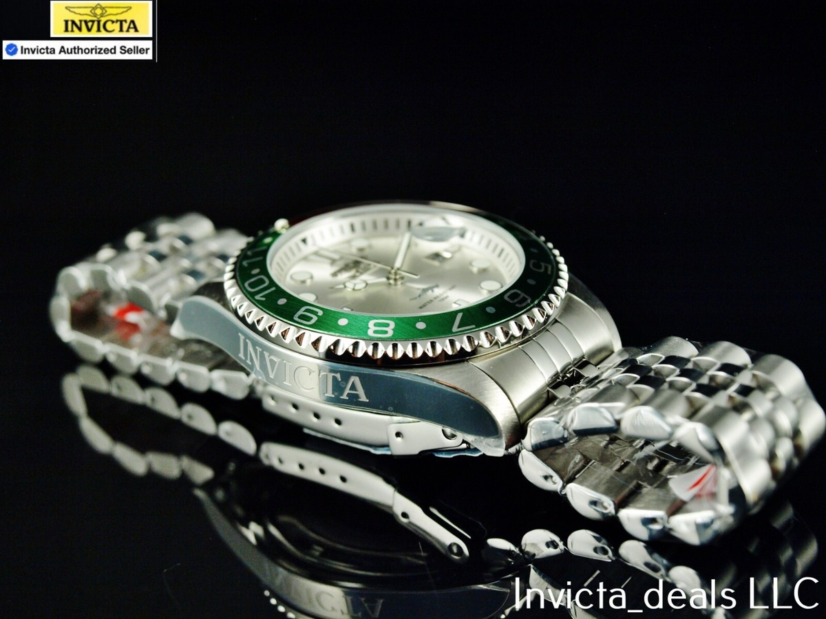 Invicta Men's 43mm Pro Diver HAMMERHEAD Jubilee SILVER DIAL