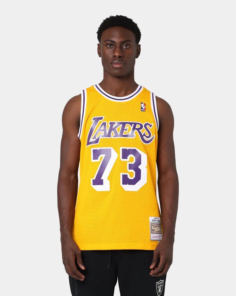 Dennis Rodman Lakers Jersey Mitchell And Ness #73 Medium | eBay