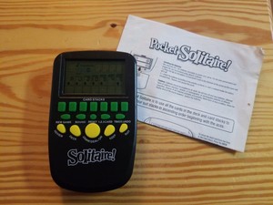 handheld solitaire card game