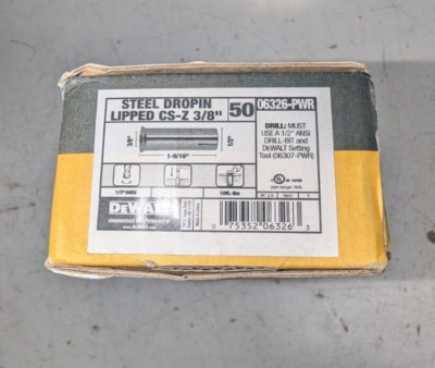 (Pack of 50) DeWalt Expansion Anchor 3/8