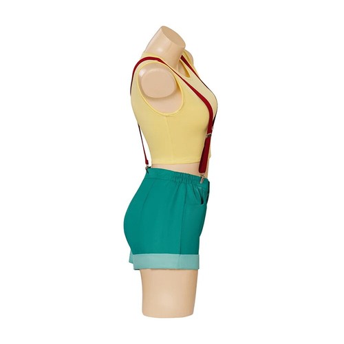 Cosplay Misty Vest Strap Shorts Costume Halloween Masquerade Suits Fancy Dress - Picture 3 of 6