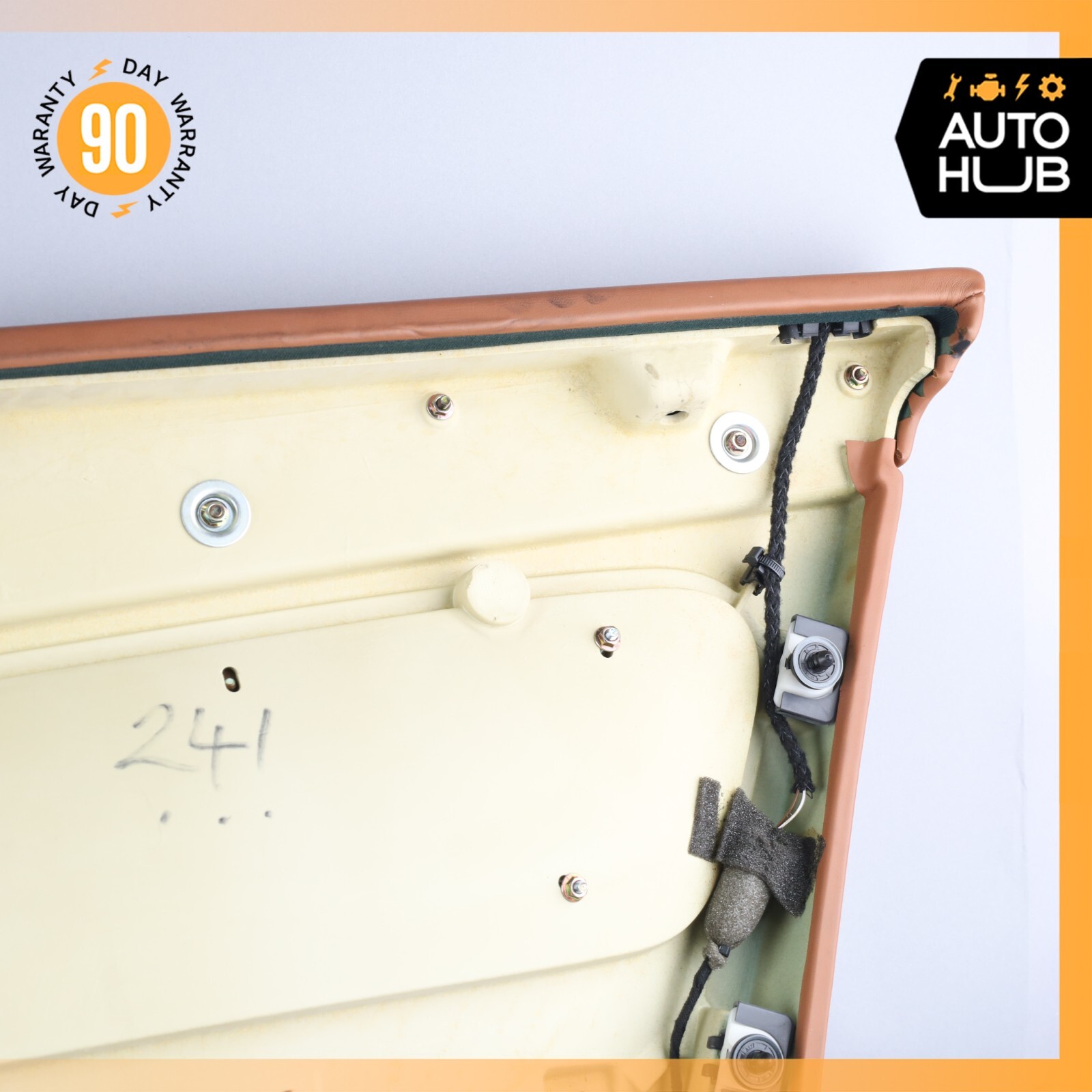 03-10 Bentley Continental GT Left Driver Side Interior Door Panel Brown OEM 53k