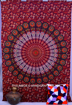 Tapisserie Murale Indienne Suzani – Broderie, Imprimé Floral – 60x90 Pouces – NEUVE
