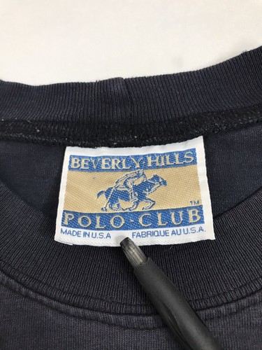 Vintage Beverly Hills Polo Club 80s Crew Neck Long Sleeve 2XL Shirt - 第 5/6 張圖片