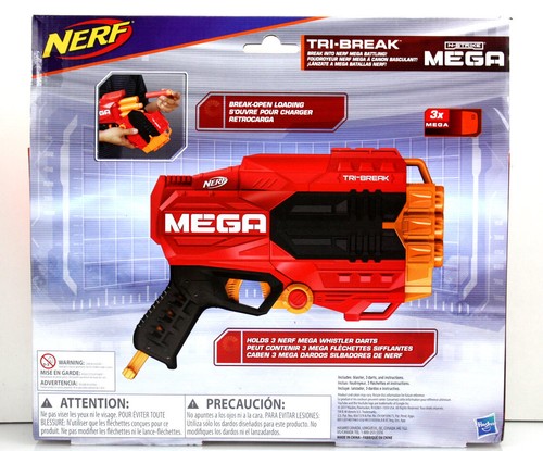 Nerf N-Strike TRI-BREAK BLASTER + 3 Mega Darts - 3 Barrels Blasting 🌟NEW🌟 - Picture 6 of 7