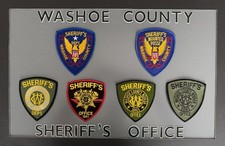 Washoe County Sheriff &lsquo;s office Patch  Set