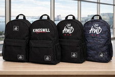 KWD Kingswill Backpack Rucksack School Gym Travel Cabin Bag Laptop Mens Womens