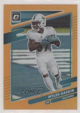 2021 Panini Donruss Optic Orange Prizm 31/199 Myles Gaskin #61 0s9t