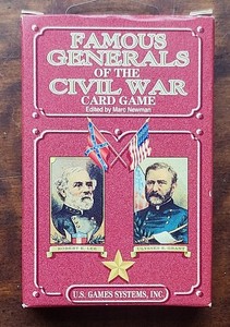 Famous Generals of Civil War  Playing Cards - 1995