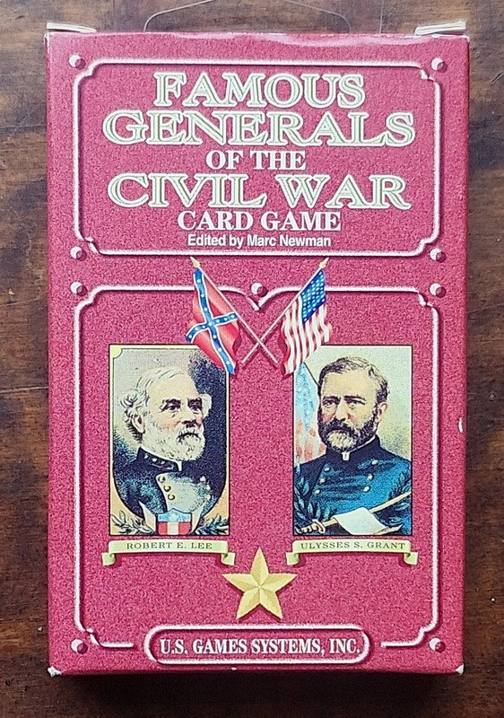 Famous Generals of Civil War  Playing Cards - 1995