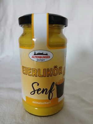 Eierlikör Senf - Mittelscharf - 200 ml Glas - ACHTUNG MHD: 30.11.2025