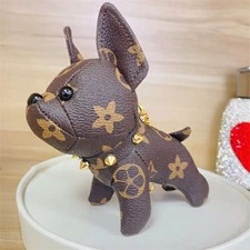 FRENCHIE DOG BAG CHARM NON BRANDED BROWN
