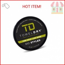 TOWELDRY Mid Styler Firm Hold  Low Shine Matte Finish - Men's Hair Styling Fibe