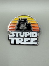 Stupid Tree Pin Frisbee Golf Frolf Orange And Red Star Wars Font See Pictures