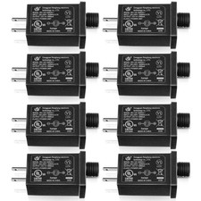 8 Pcs Yard Inflatable Adapter Power Supply Adaptor 12Vdc 1.0A Class 2 Power S...