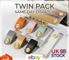 Cabinet Handle Furniture Handle Drawer Pull Knobs Leather Door Handles 2 & 3 pck