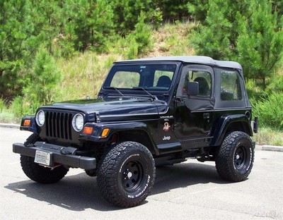 1999 Jeep Wrangler 74k SAHARA 5-SPEED A/C H.O 4.0L INLINE 6CYL 4WD UTILITY SUV