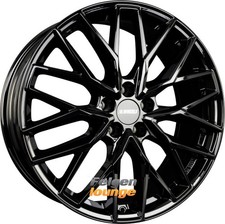 4x itWHEELS XANA Gloss Black 9,5x21 ET41 5x112 Alufelgen 21 Zoll