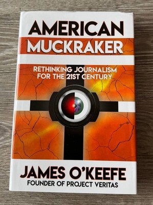 Lot of 2 American Muckraker James O Keefe Books Signed Copy HC