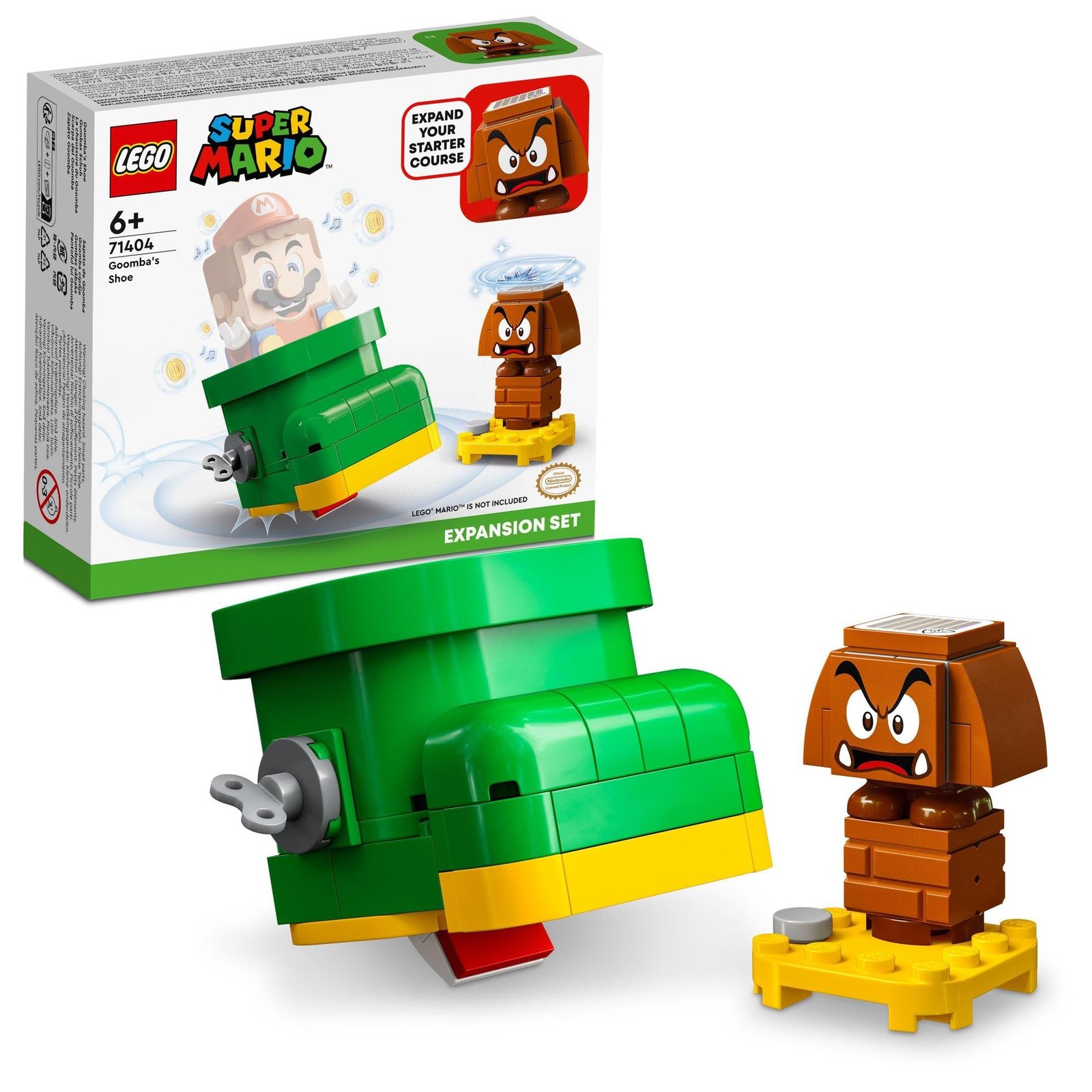 LEGO Super Mario Goomba Shoe 71404 Building Kit for Kids Ages 6+ Video Game Inspired Gift-image