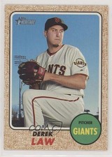 2017 Topps Heritage High Number Derek Law #661 0b3