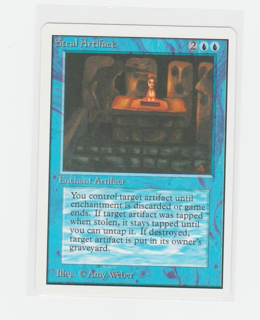 Magic the Gathering ~ MTG ~ 1x Steal Artifact ~ UNLIMITED ~  MP